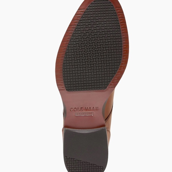 Cole Haan Carnegie Cap Toe Tan Leather Oxford Shoes Brand New In Box - Picture 4 of 6